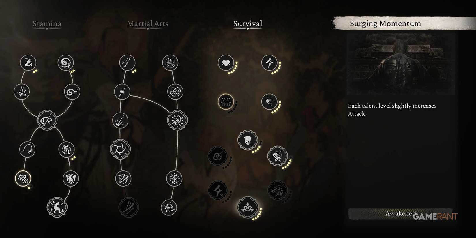 Black Myth Wukong Surging Momentum Passive Skill