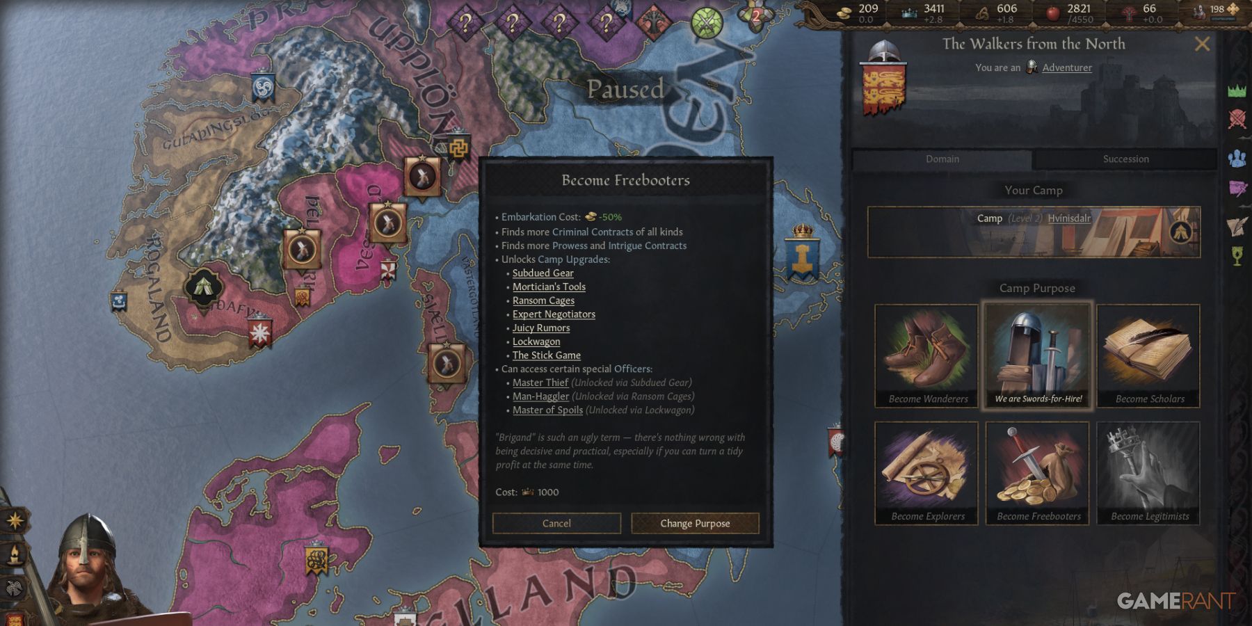 Beginner Tips To Play As Unlanded Adventurer In Crusader Kings 3