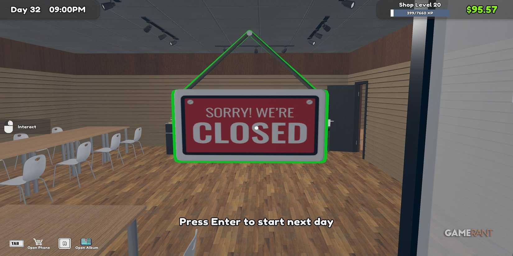 Closed Store In TCG Card Shop Simulator
