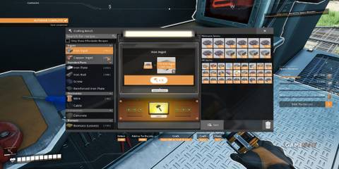 Crafting Iron Ingots