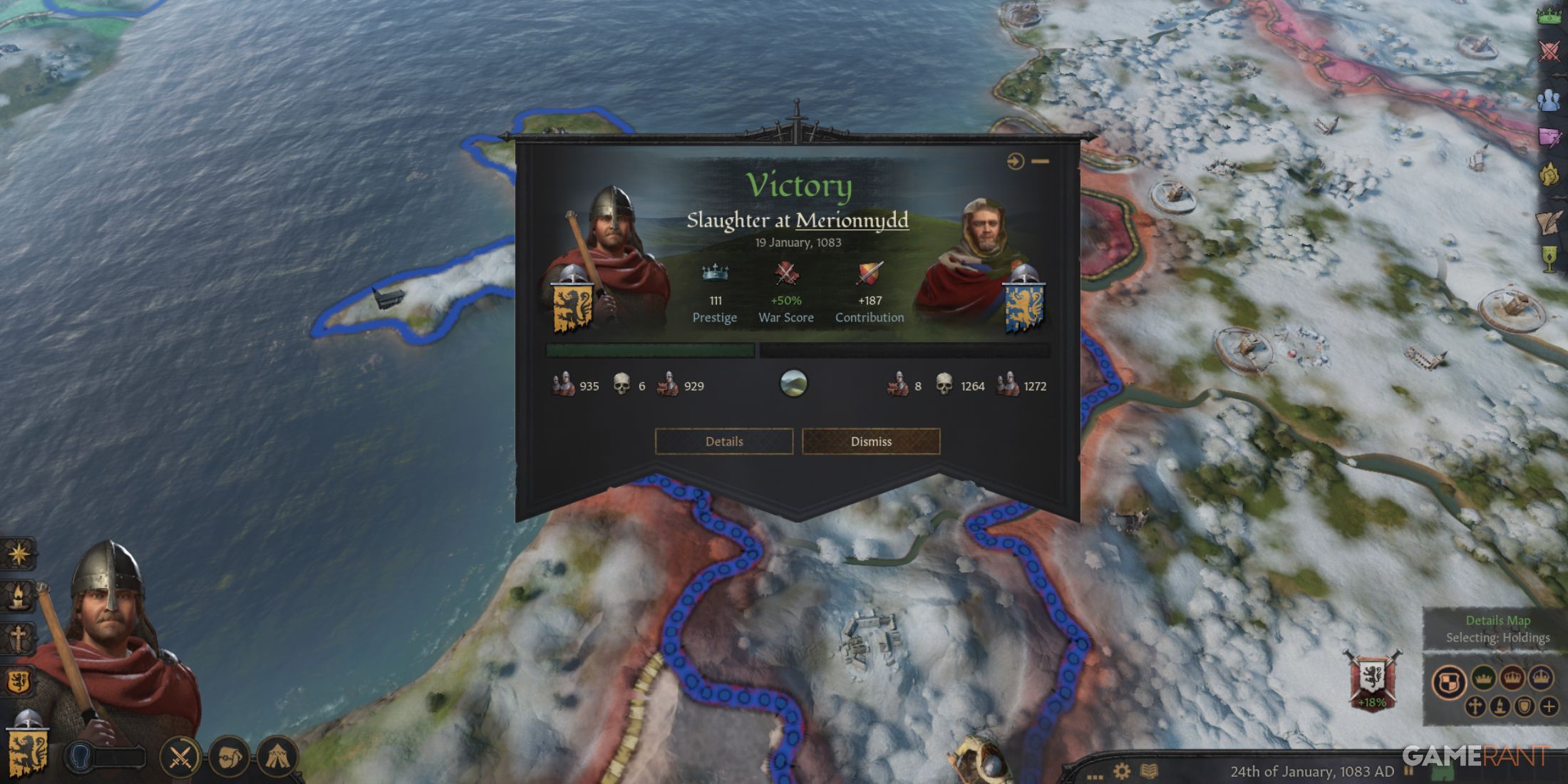 Crusader Kings 3 Battle Victory