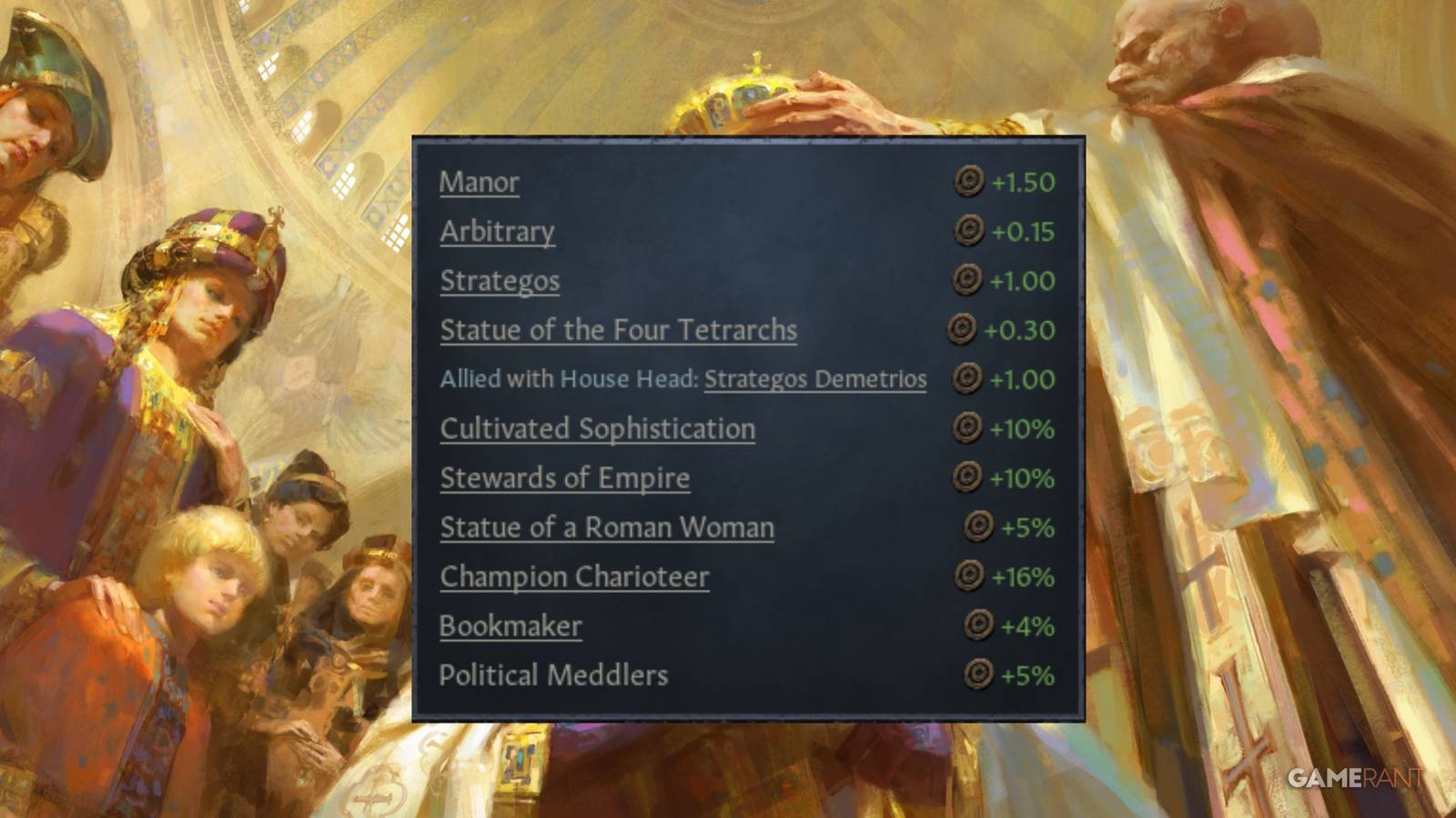 Crusader Kings 3 How to Gain Influence in Roads to Power