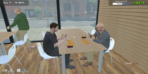 Customers Playing Cards-1