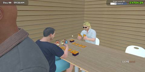 Customers Playing Cards-3