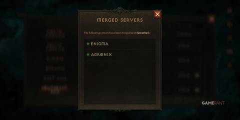 a merged server in diablo immortal.