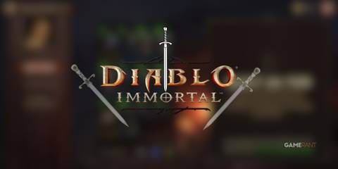 diablo immortal logo along with swords.