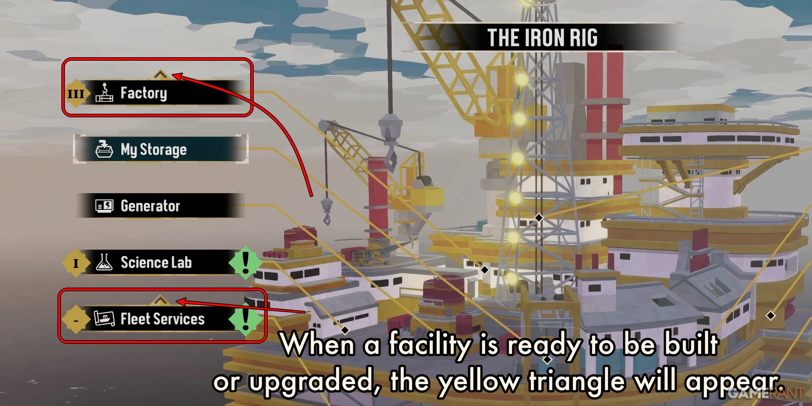 Какие здания мне следует обновить в первую очередь в Dredge: The Iron Rig?