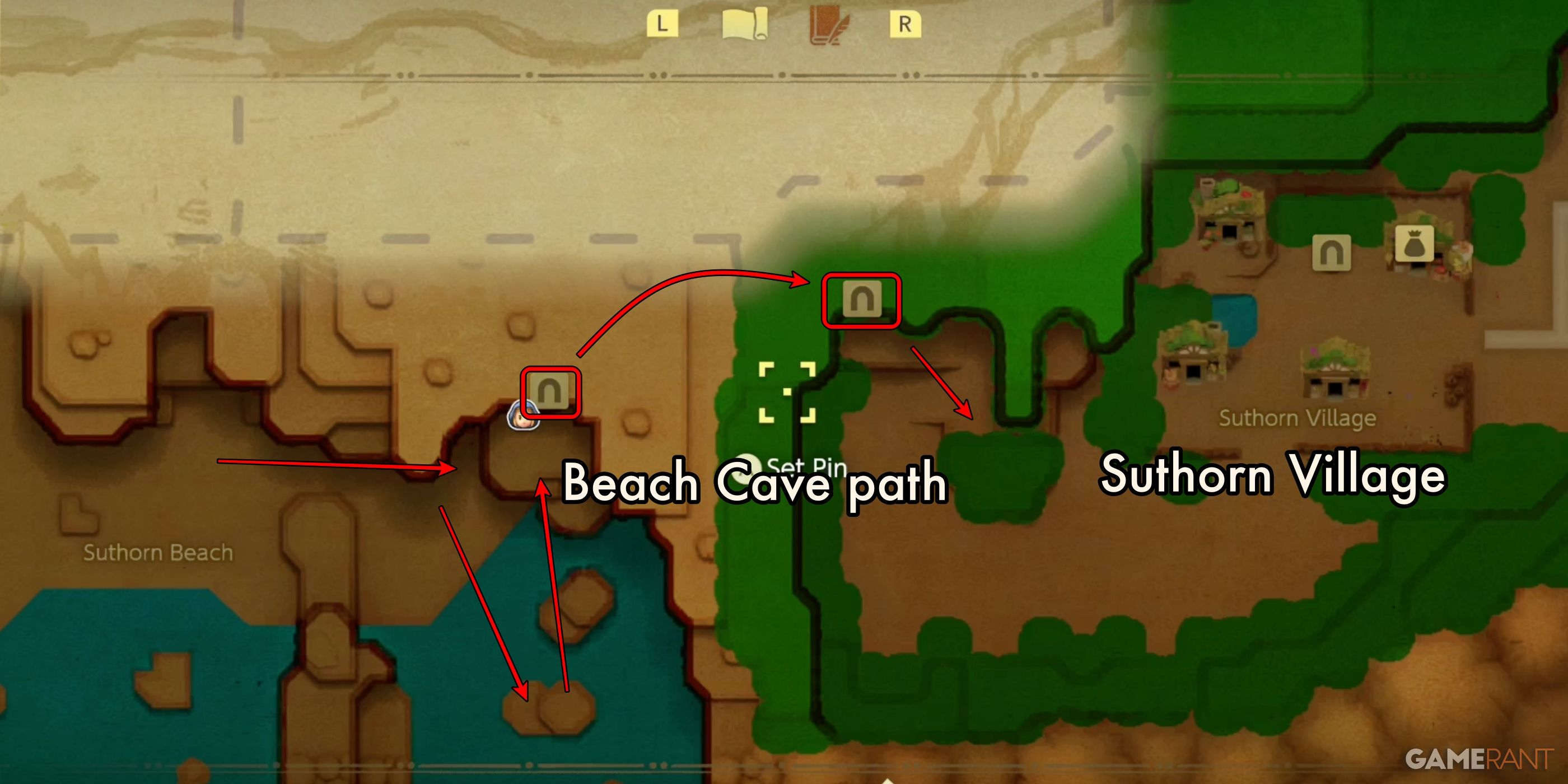 EoW Beach Cave Map