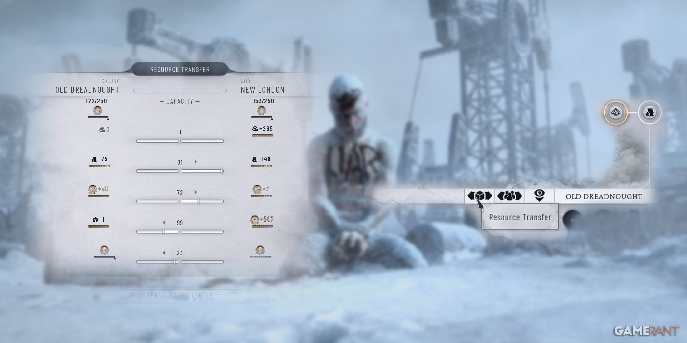 How to Transfer Oil and Other Resources in Frostpunk 2