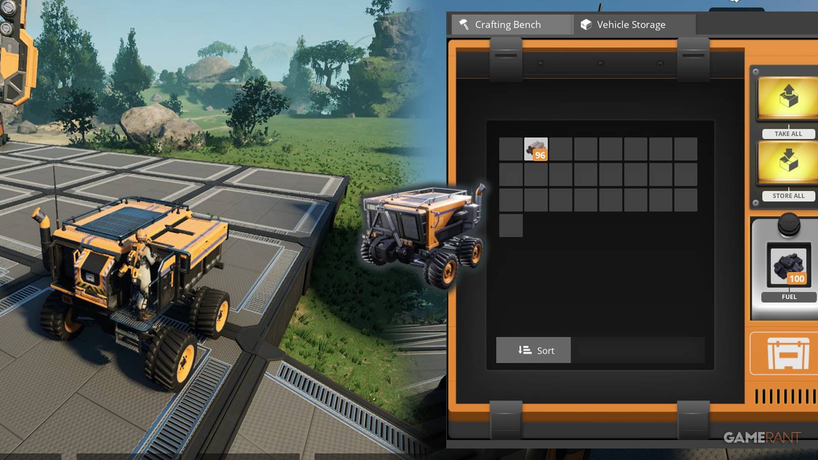 featured image, how to unlock tractors in satisfactory