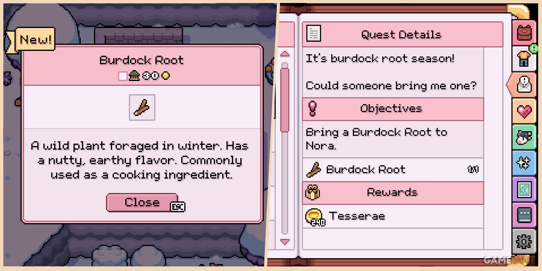 fields of mistria how to get burdock root feature image