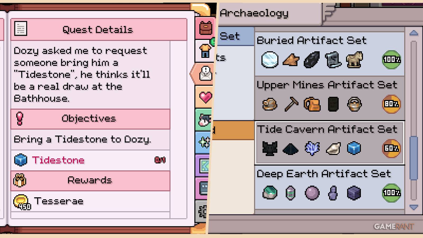 fields of mistria tidestone feature image