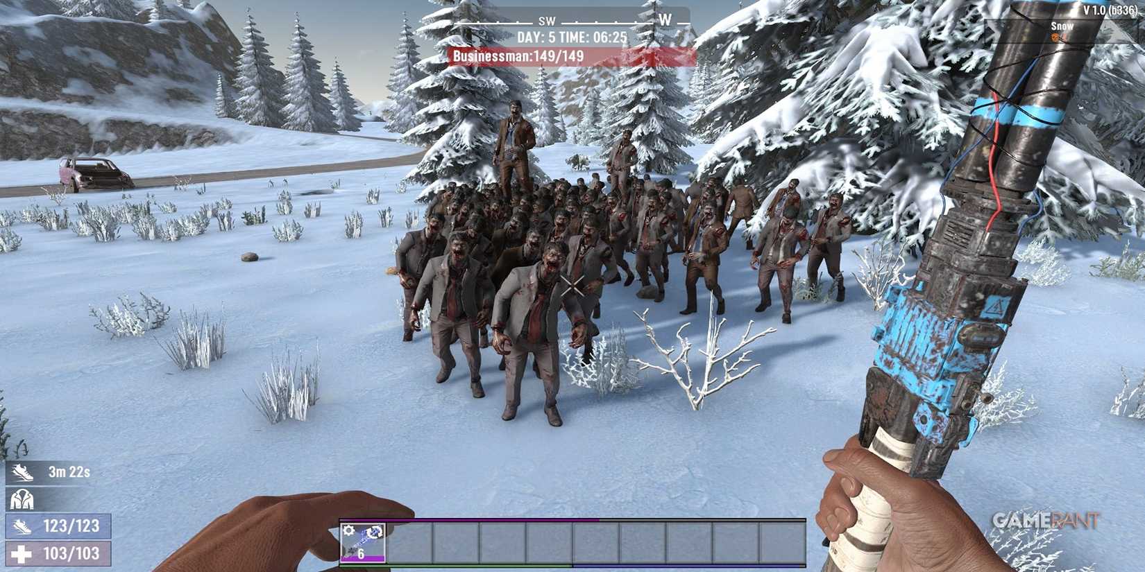 Fighting Zombies With A Stun Baton