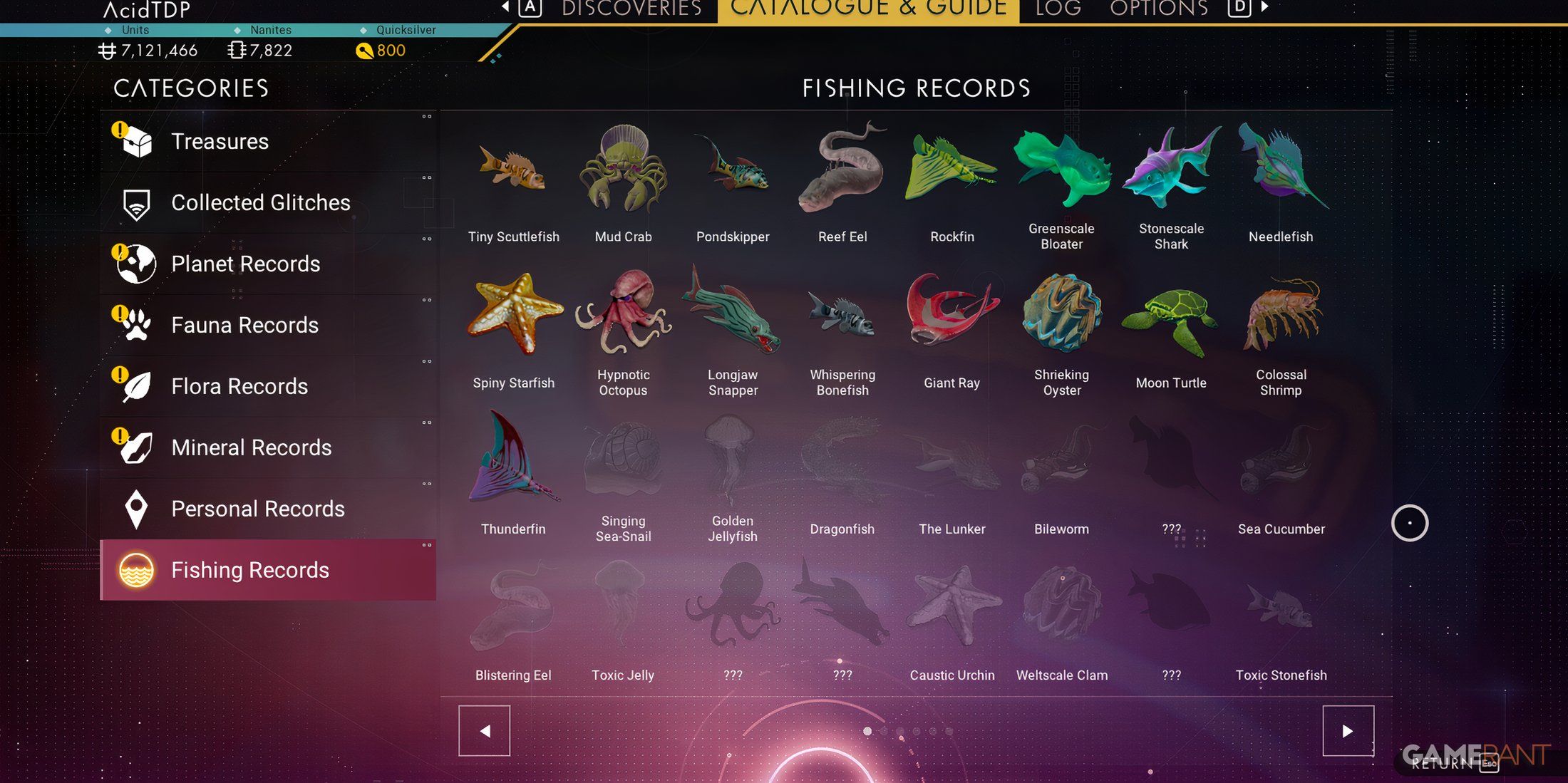 Fishing Focused Discoveries Were Added In The NMS Aquarius Update