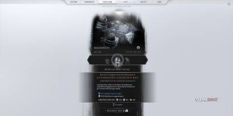 Frostpunk 2 - Automated Logistics Bay