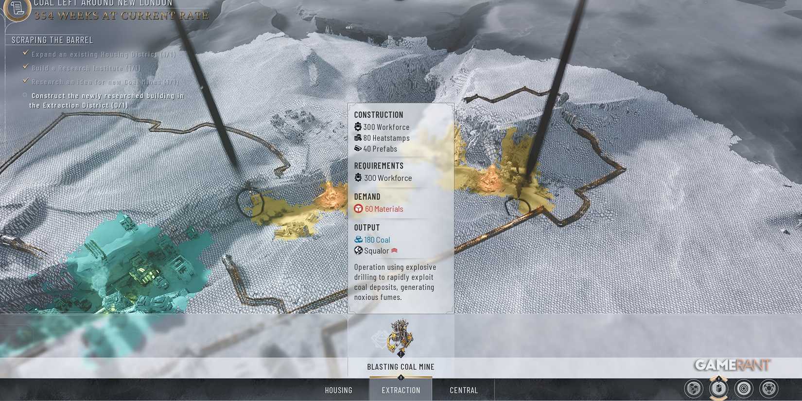 Frostpunk 2 - Chapter 1 - Blasting Coal Mine Construction