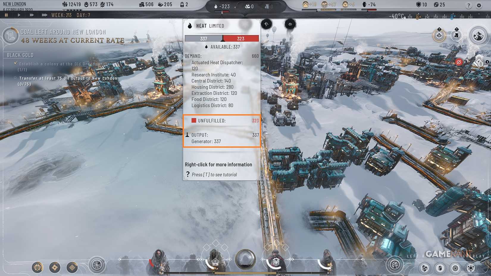 Frostpunk 2 - Heat Demand