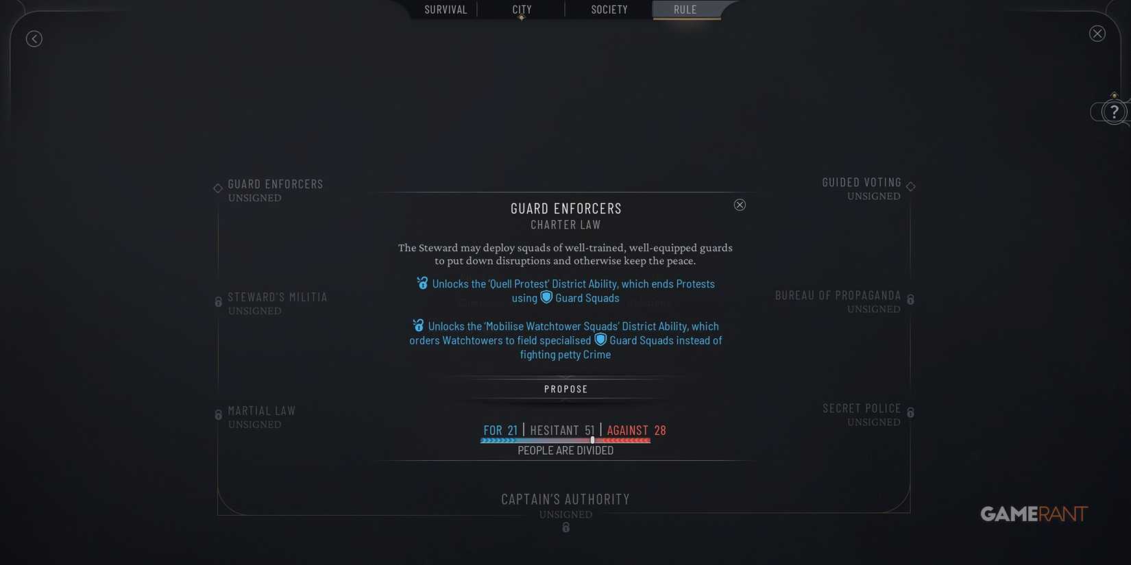 Frostpunk 2 - Law & Order