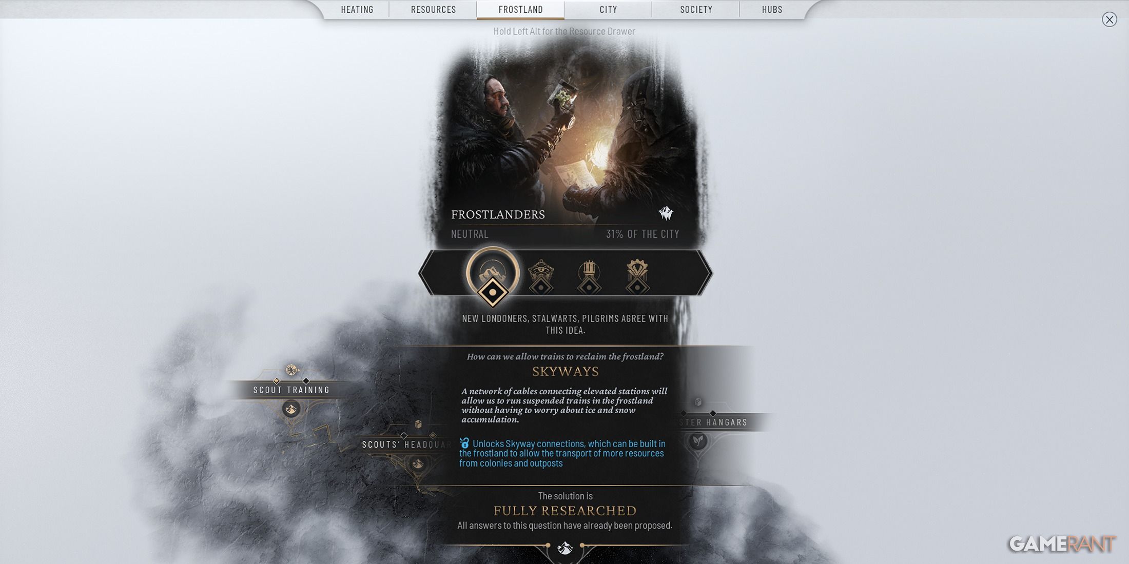 Frostpunk 2: Best Ideas to Research First