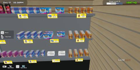 Fully Stocked Shelves