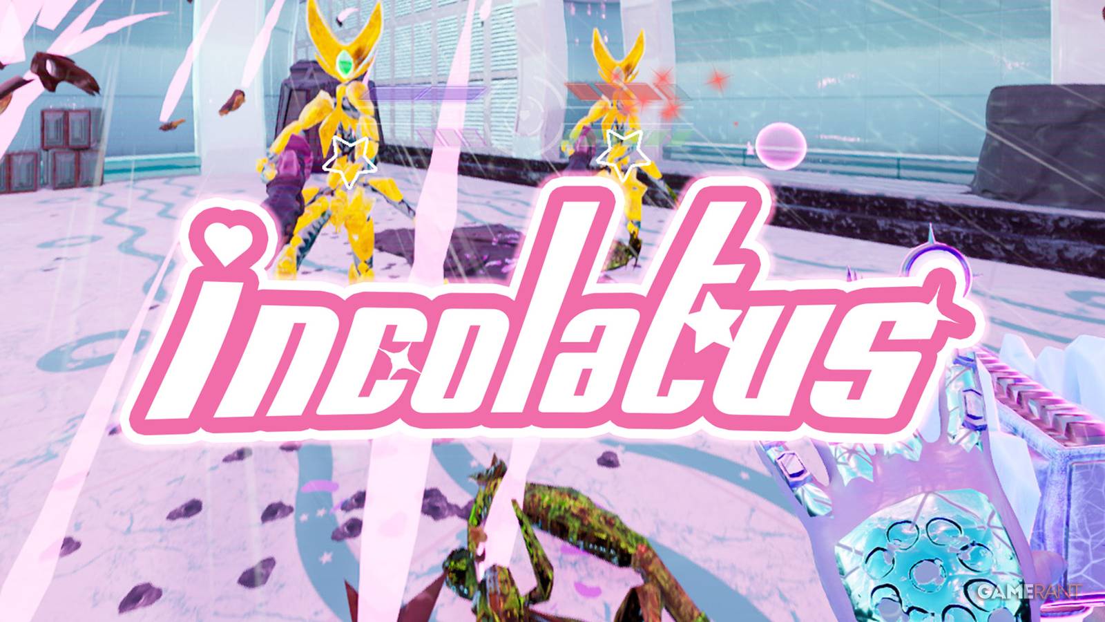 Incolatus logo over gameplay promo screenshot