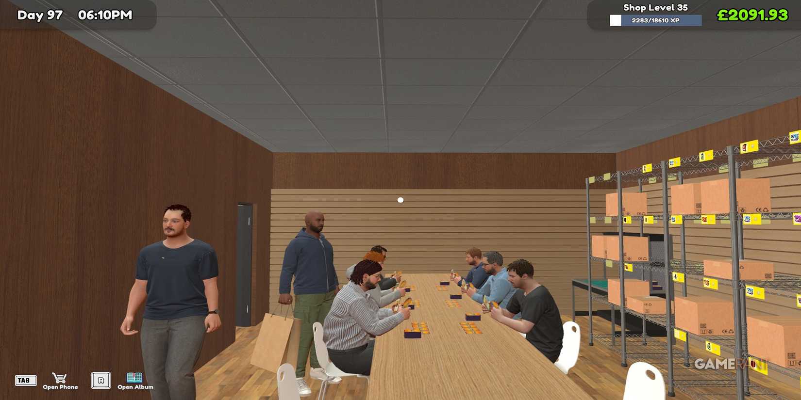 Inside A Store In TCG Card Shop Simulator