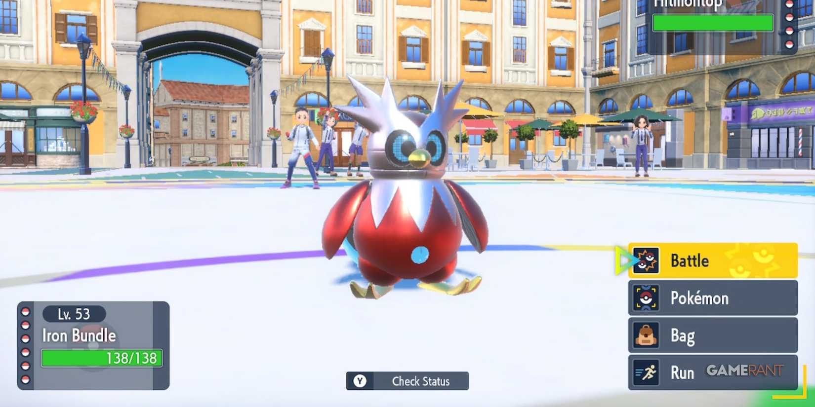 Iron Bundle In Battle In Pokémon Violet