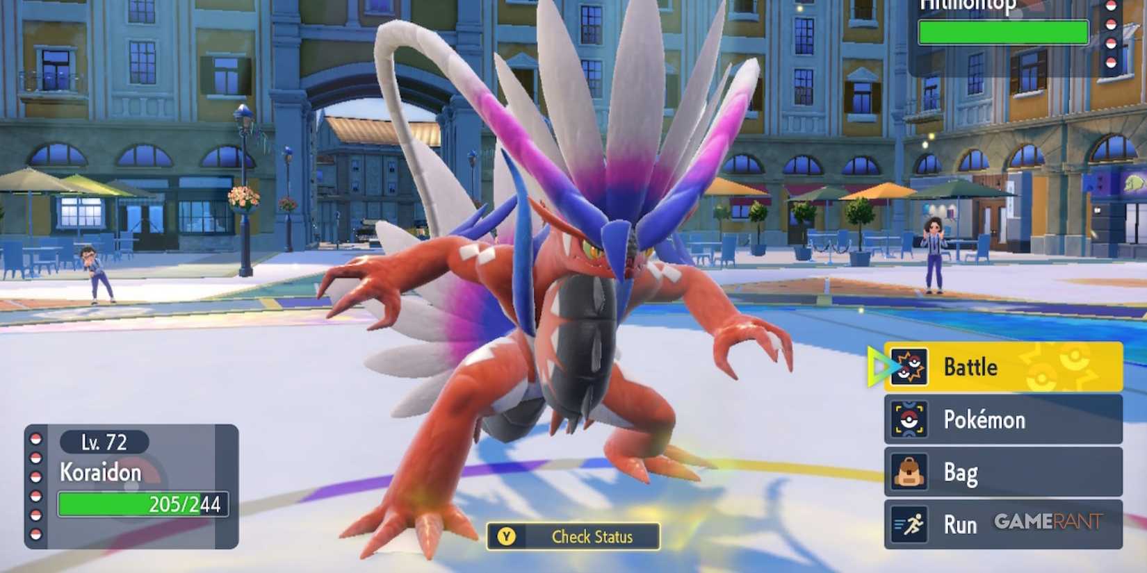 Koraidon In Battle In Pokémon Violet