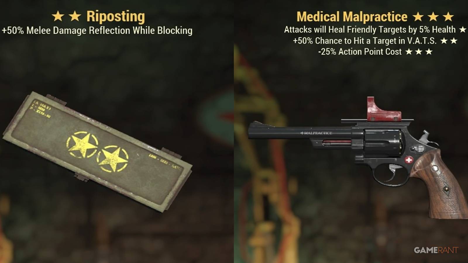 Legendary Crafting In Fallout 76