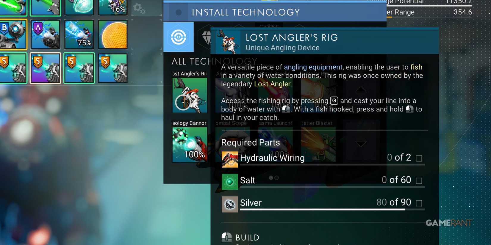 Lost Anglers Rig Is A Good Aquarius Expedition Reward