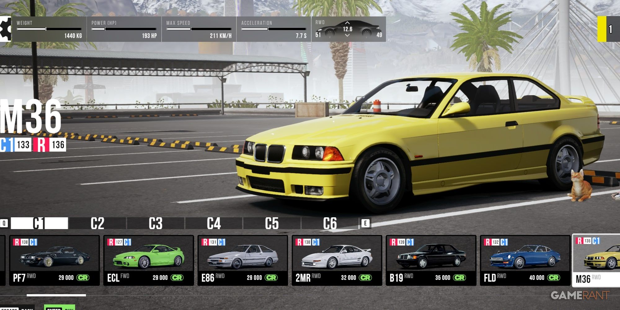 M36 front view CarX Street