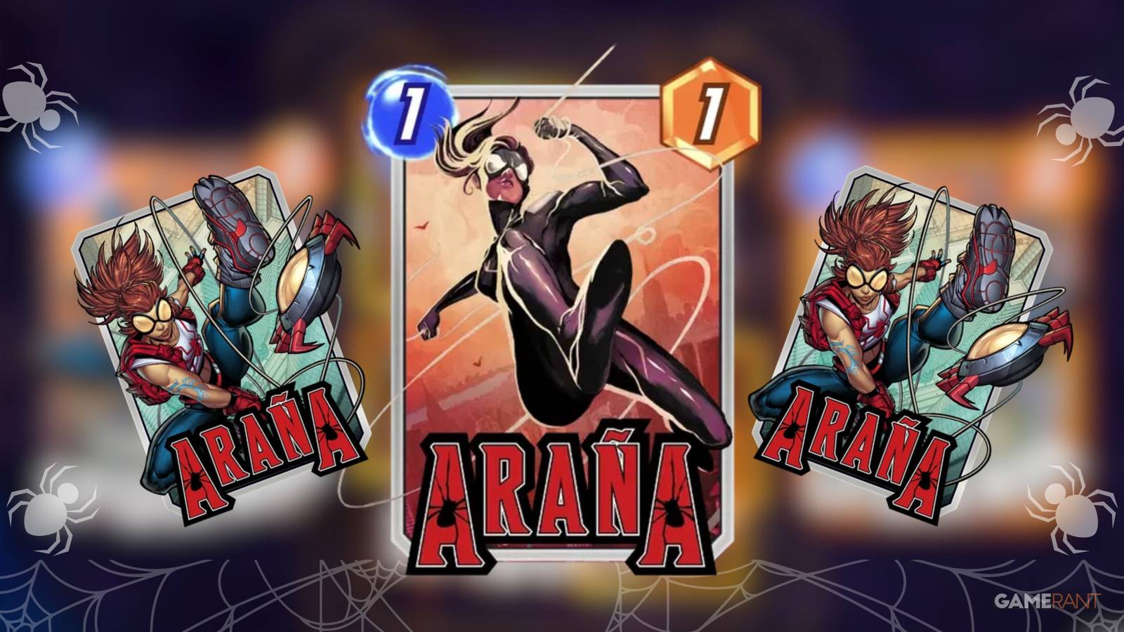 arana's card variants in marvel snap.