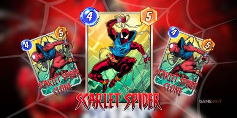 scarlet spider and his clones in marvel snap.