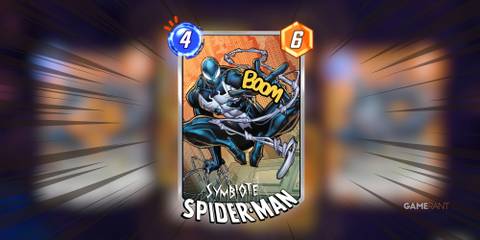 the symbiote spider man card in marvel snap.