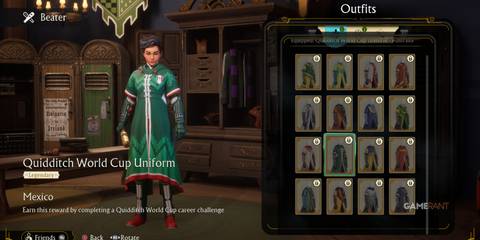 Mexico green and red uniform, one of the best uniforms in Quidditch Champions