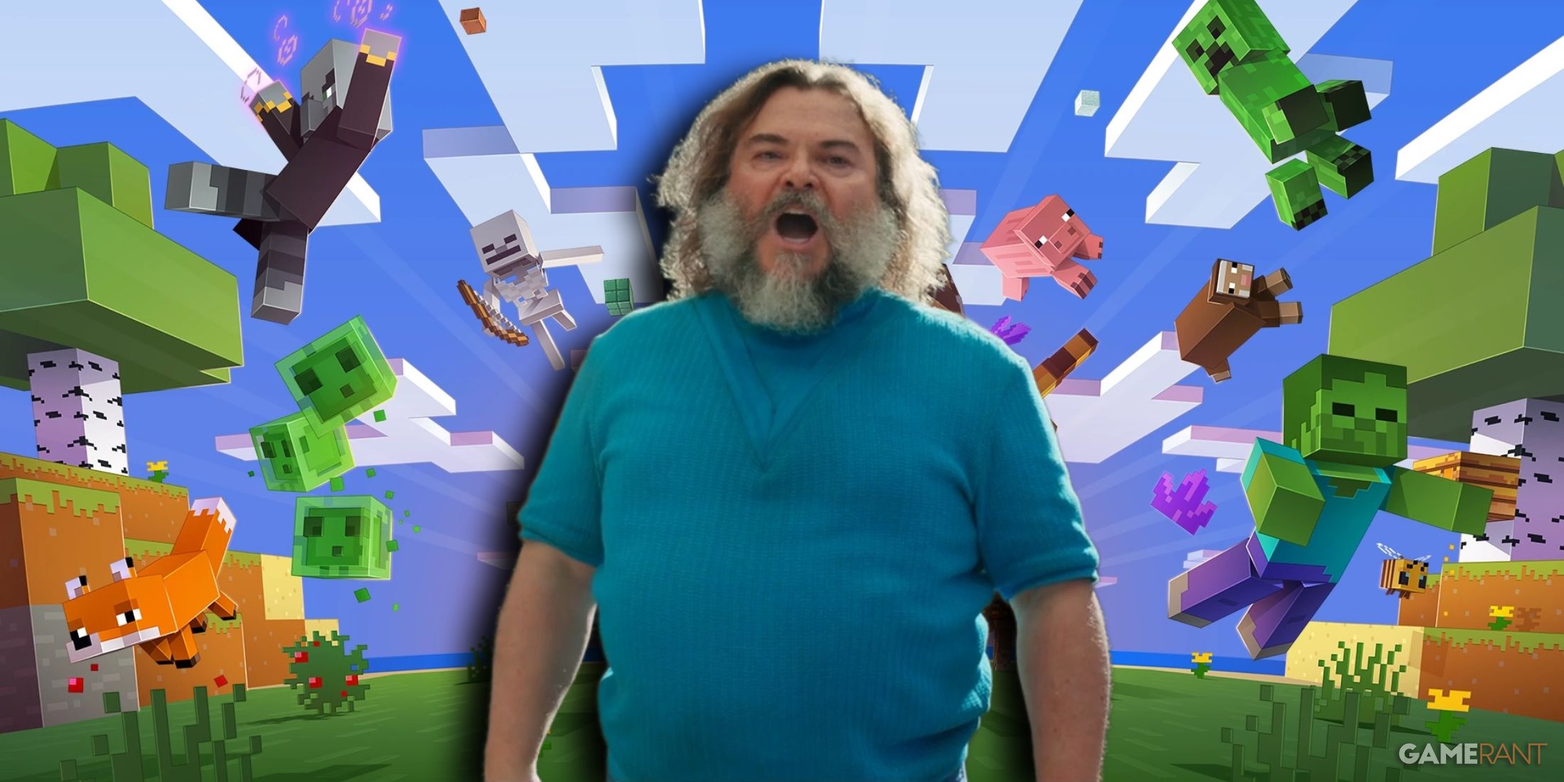 Neat Minecraft Concept Shows How Jack Black's Steve Would Look InGame