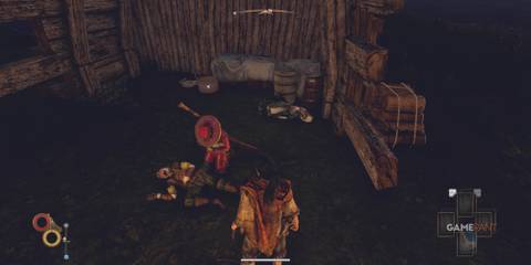 Outward payer talks to his friend while a man is hurt on the ground