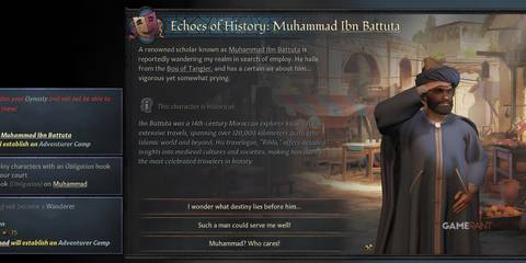 Muhammad Ibn Battuta, Moroccan explorer, in Echoes of History in Crusader Kings 3