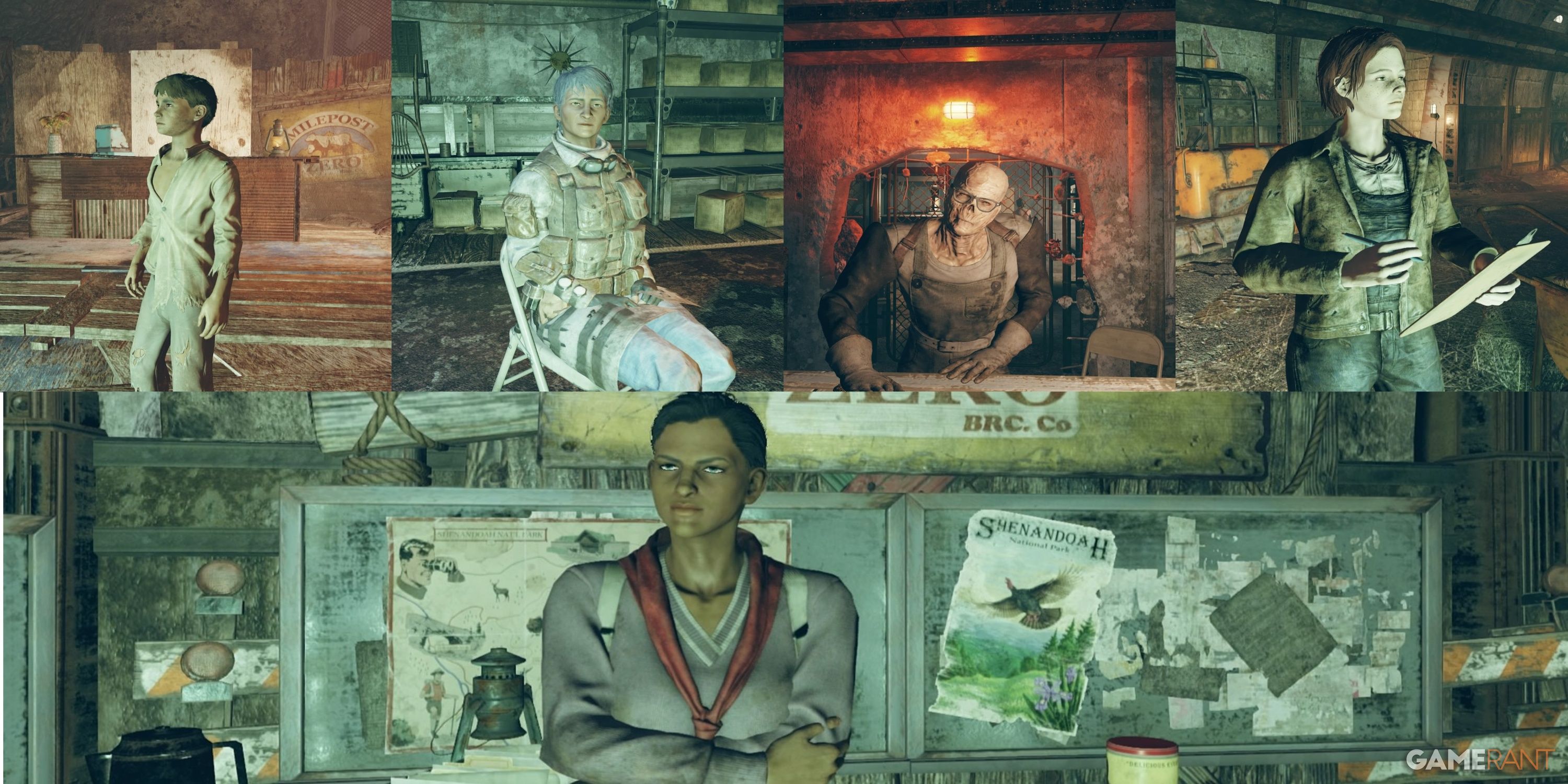 Новые персонажи Fallout 76 представлены в Outpost Zero