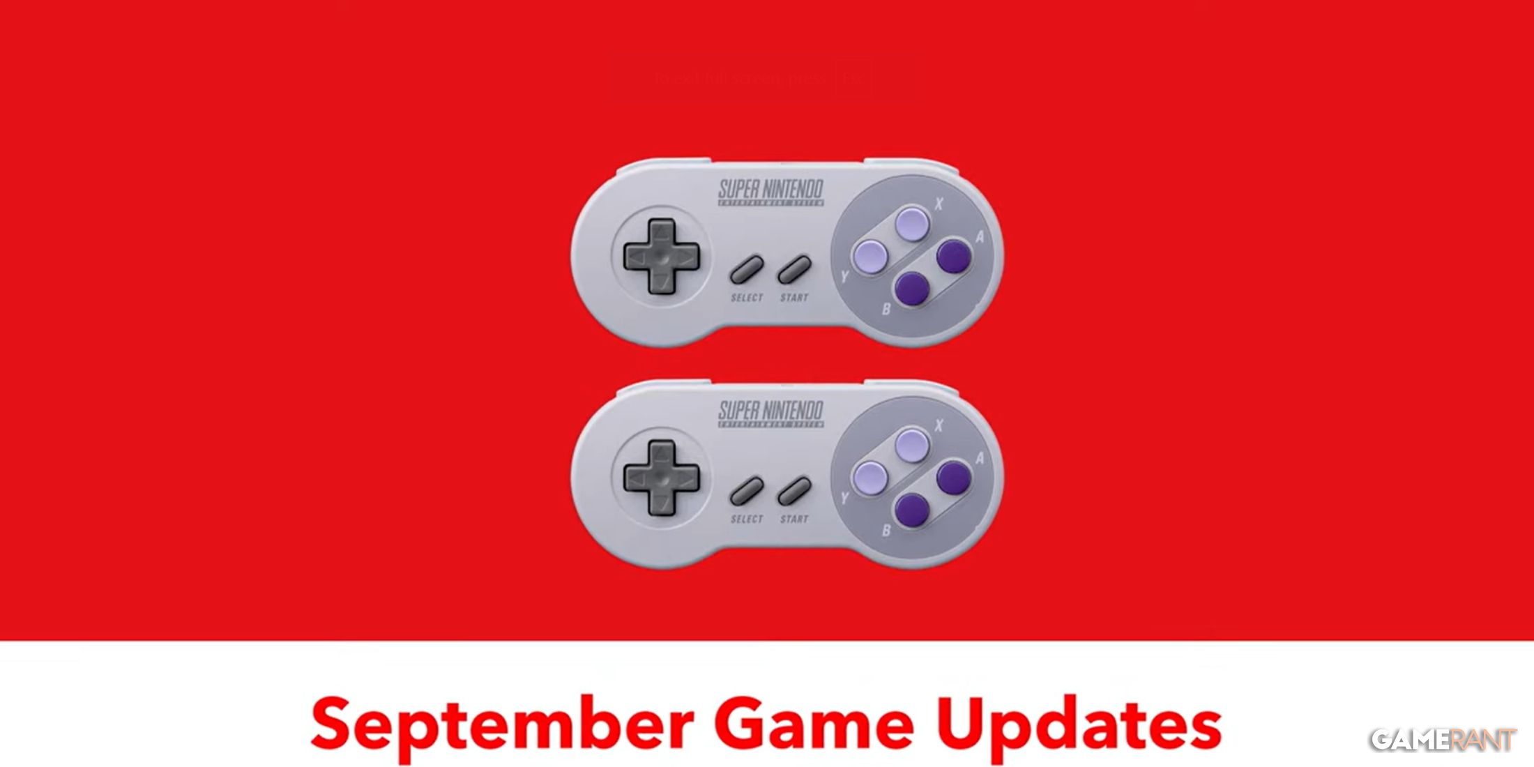 Every New Nintendo Switch Online Game For September 2024 Explained