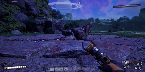 Player Standing On Ore Deposit