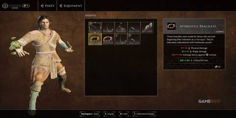 Player Wearing Magic Bracelet