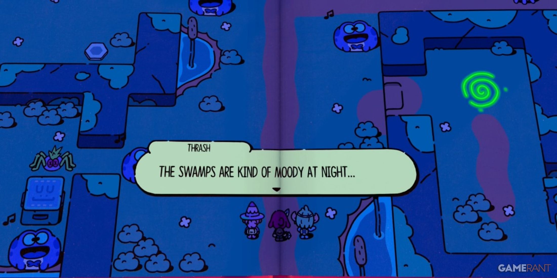 It Was Now Night in the Swamps Plucky Squire Puzzle Guide