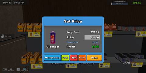 Pricing A Bottle of Cleanser