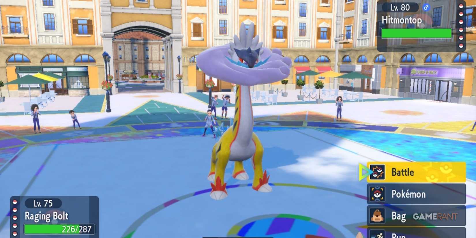 Raging Bolt In Battle In Pokémon Violet