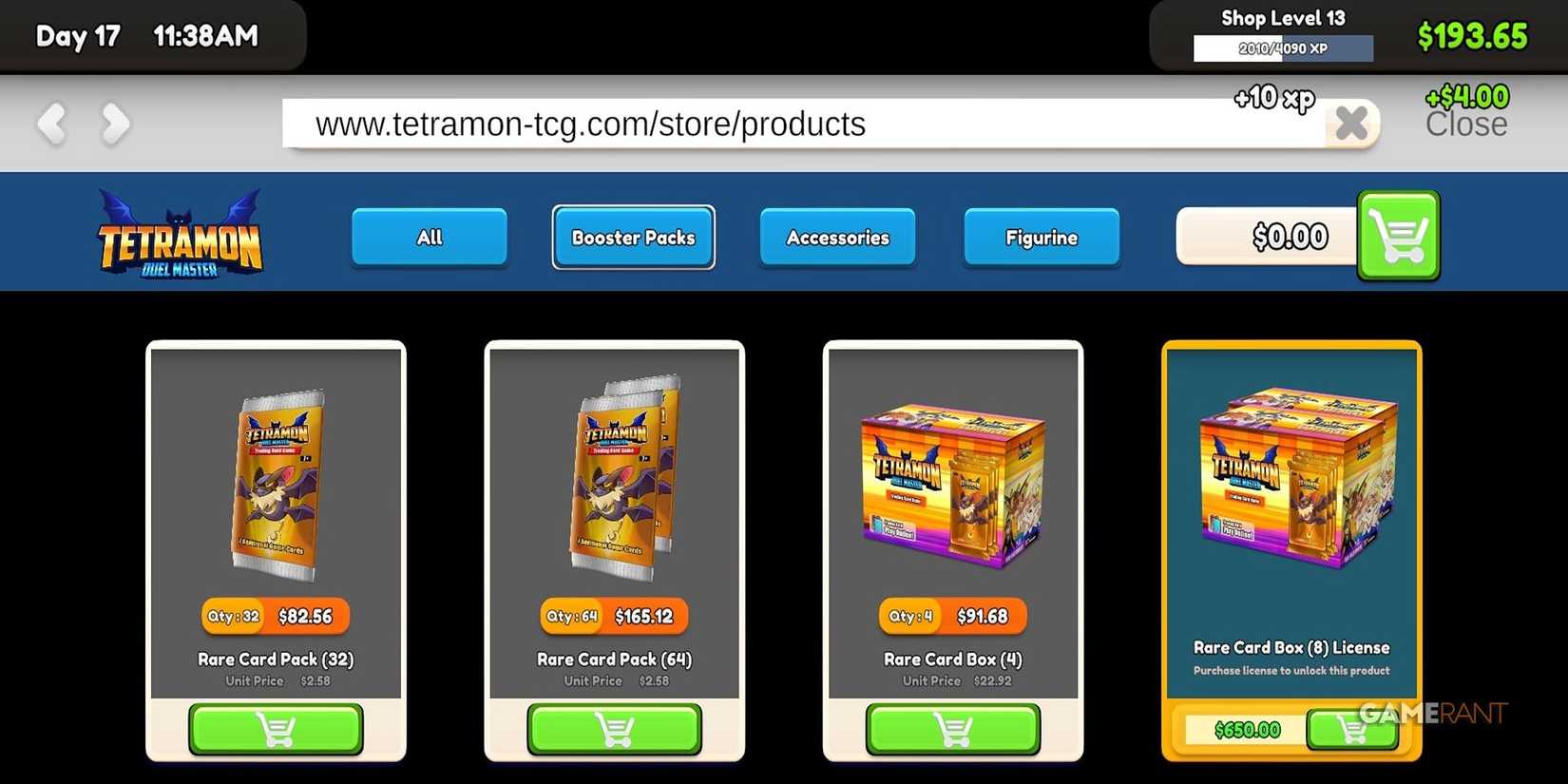 Rare Card Packs in TCG Card Shop Simulator