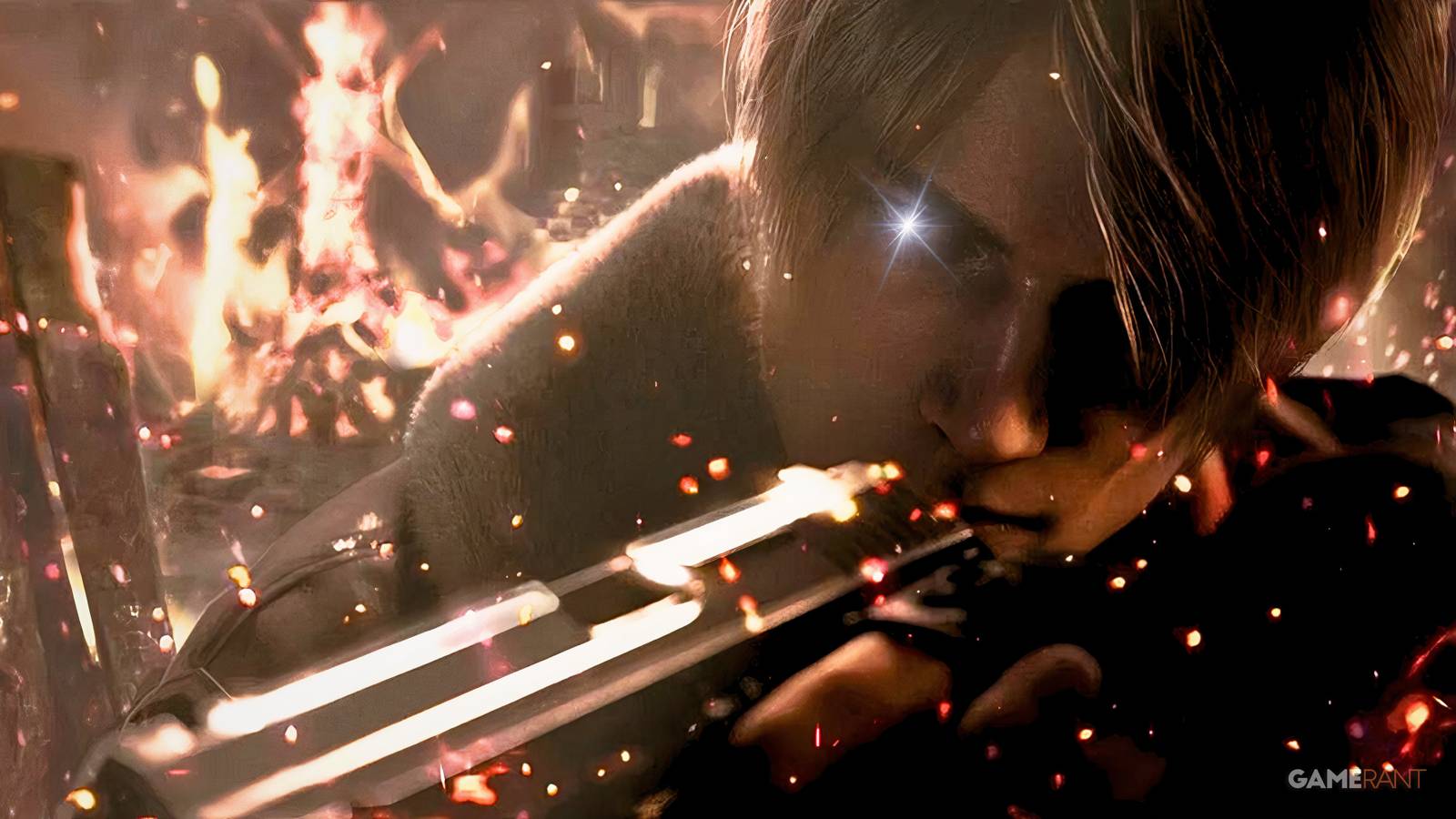 leon s kennedy in resident evil 4 remake.