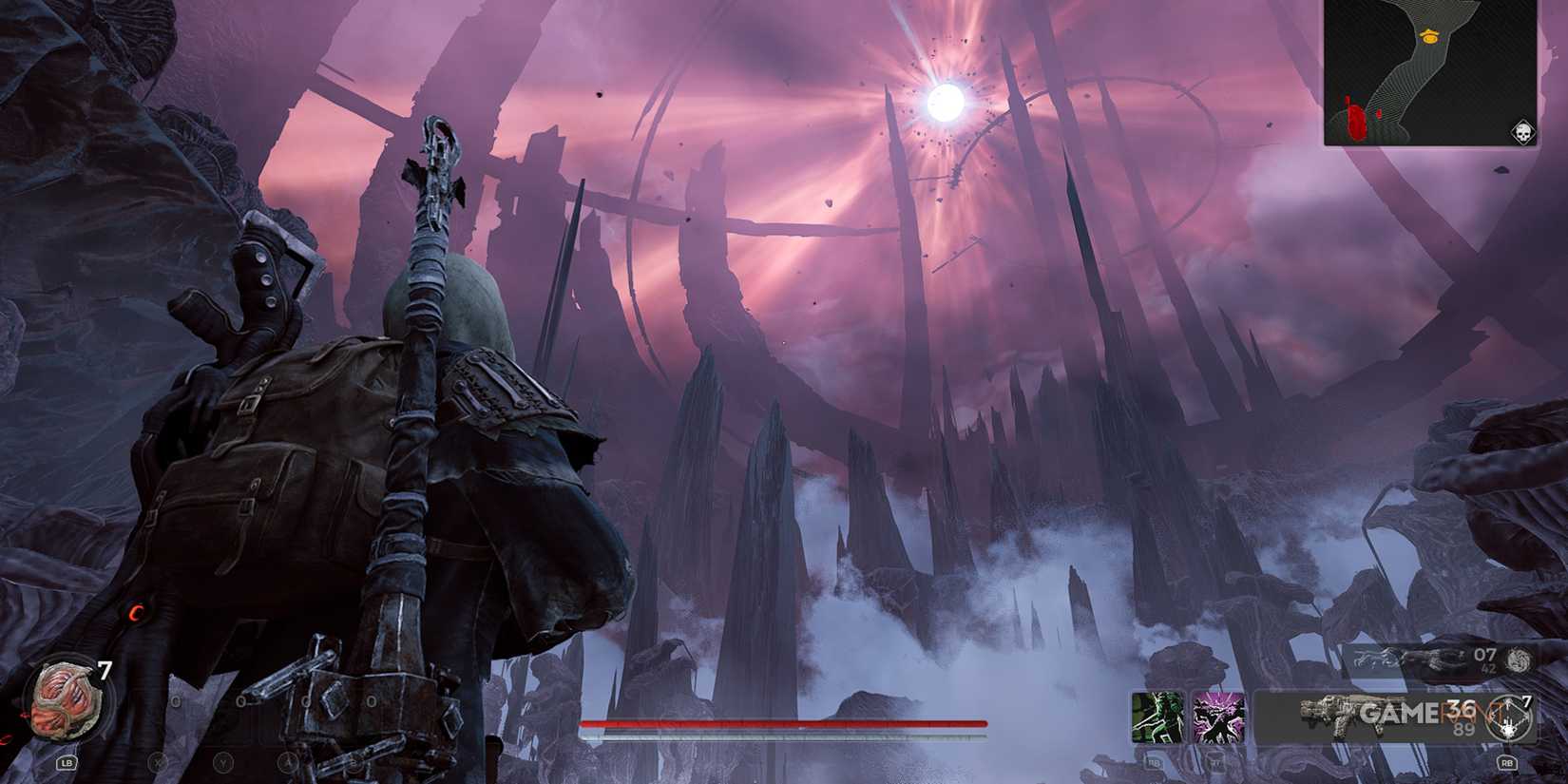 Remnant 2 The Dark Horizon DLC N'Erud Planet View