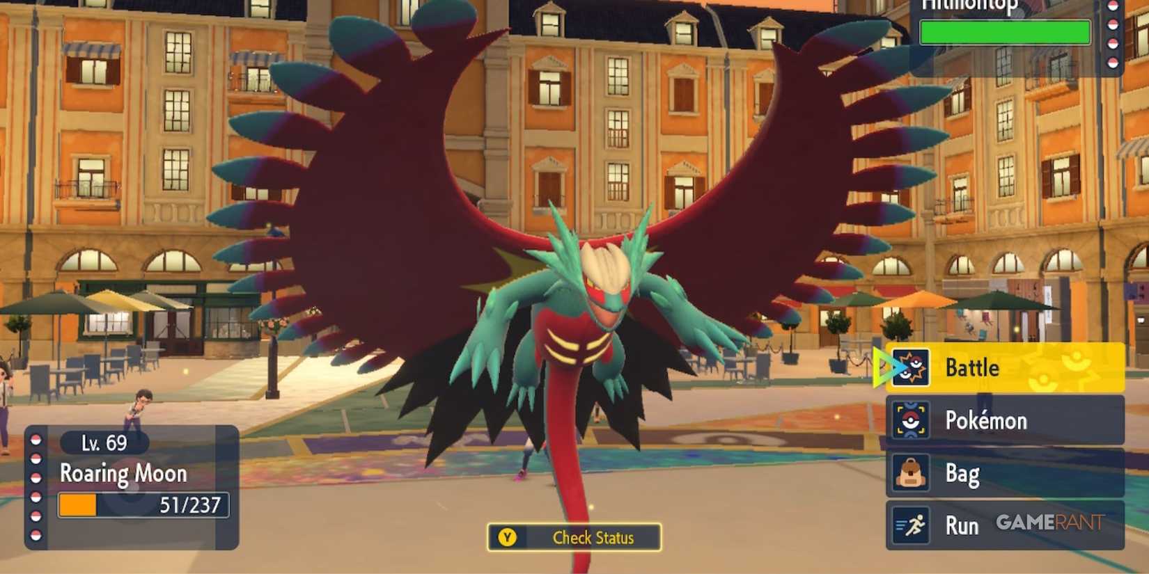 Roaring Moon In Battle In Pokémon Violet