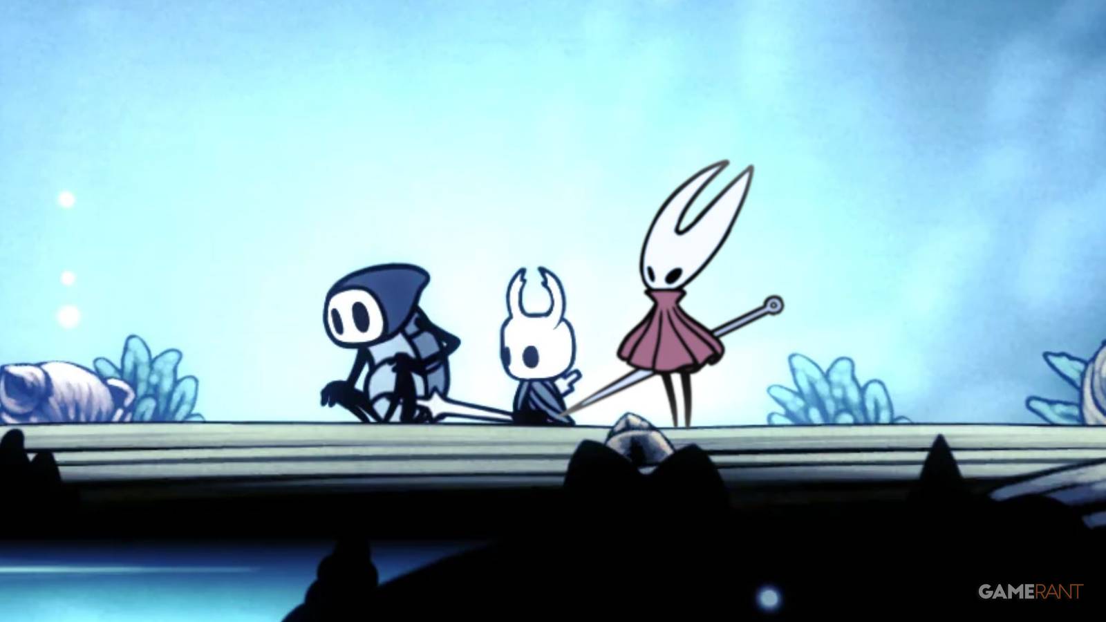 Silksong Hornet and Knight